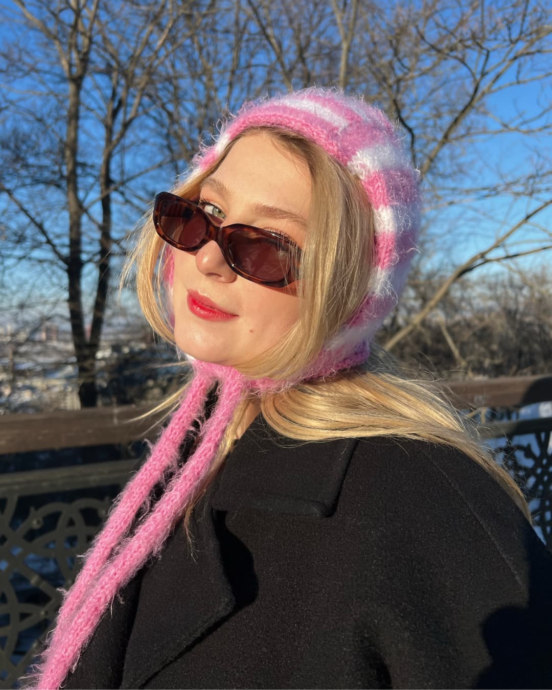 Чепчик смугастий — Рожевий